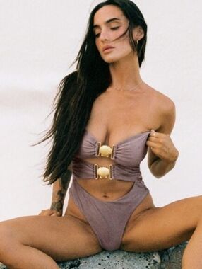 NWT L*Space Seas the Day Cutout One-Piece Swimsuit